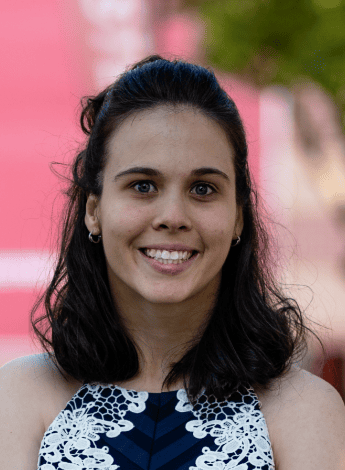 The image is of disability advocate Nicole Kozelj